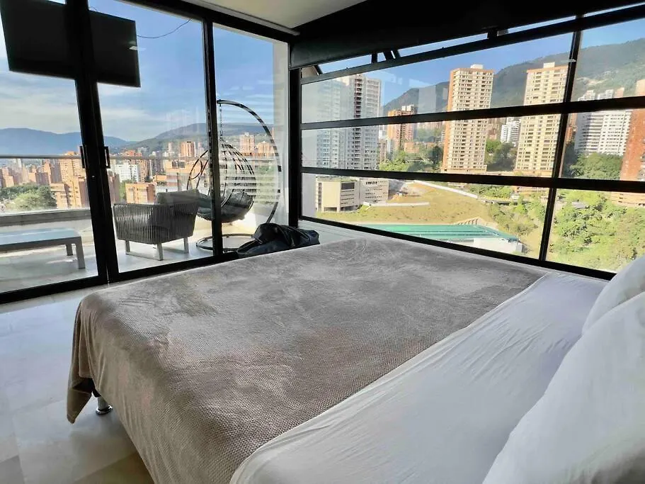 Apartament 2002 City Skyline View In El Poblado Medellín